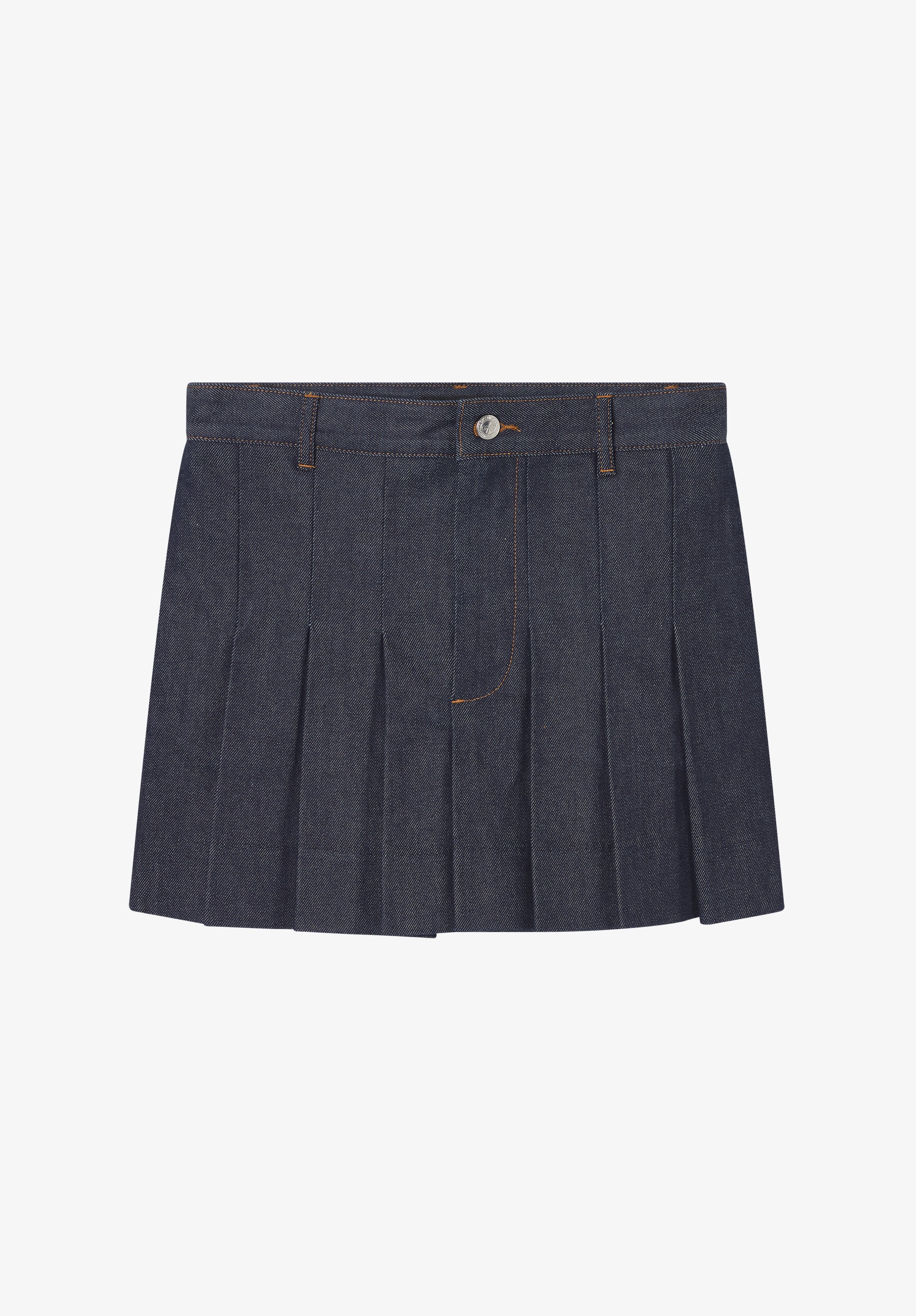 Mini-Jupe plissée - Indigo