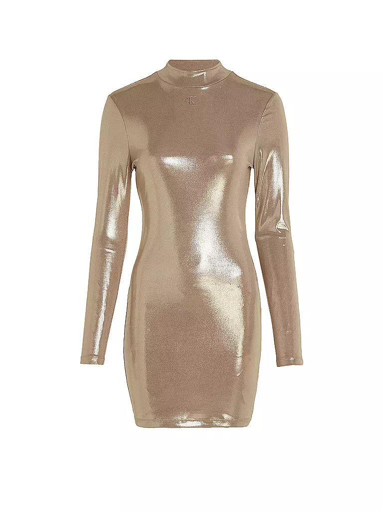 CALVIN KLEIN JEANS Kleid gold