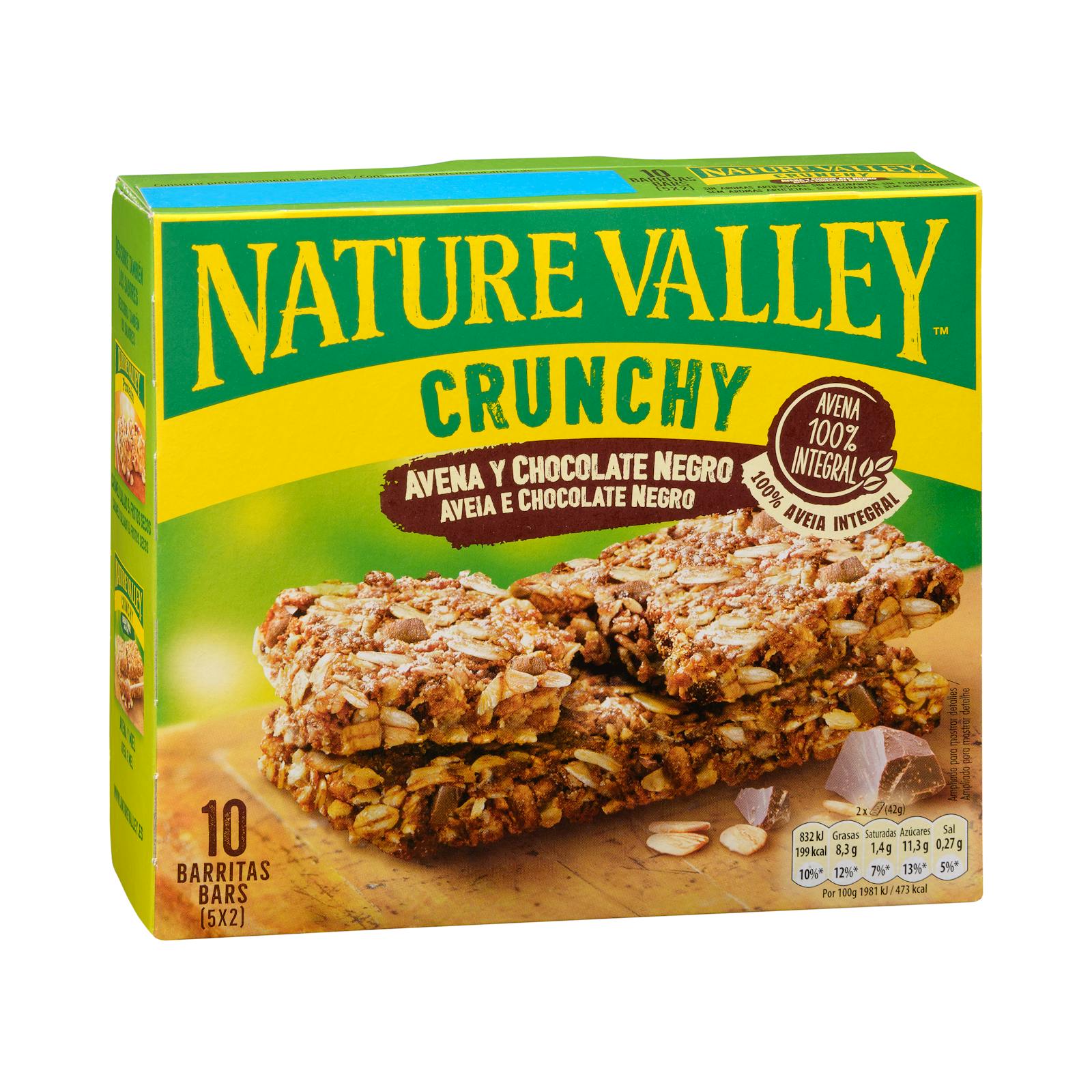 Barres d'avoine croquantes Nature Valley au chocolat noir
