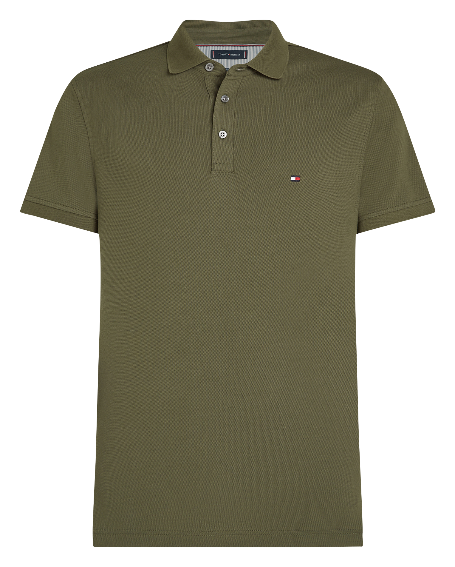 Polo slim-fit en coton bio | Kaki