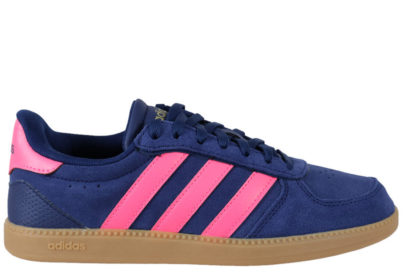 ADIDAS BREAKNET SLEEK SNEAKERS I MØRKEBLÅ RUSKIND