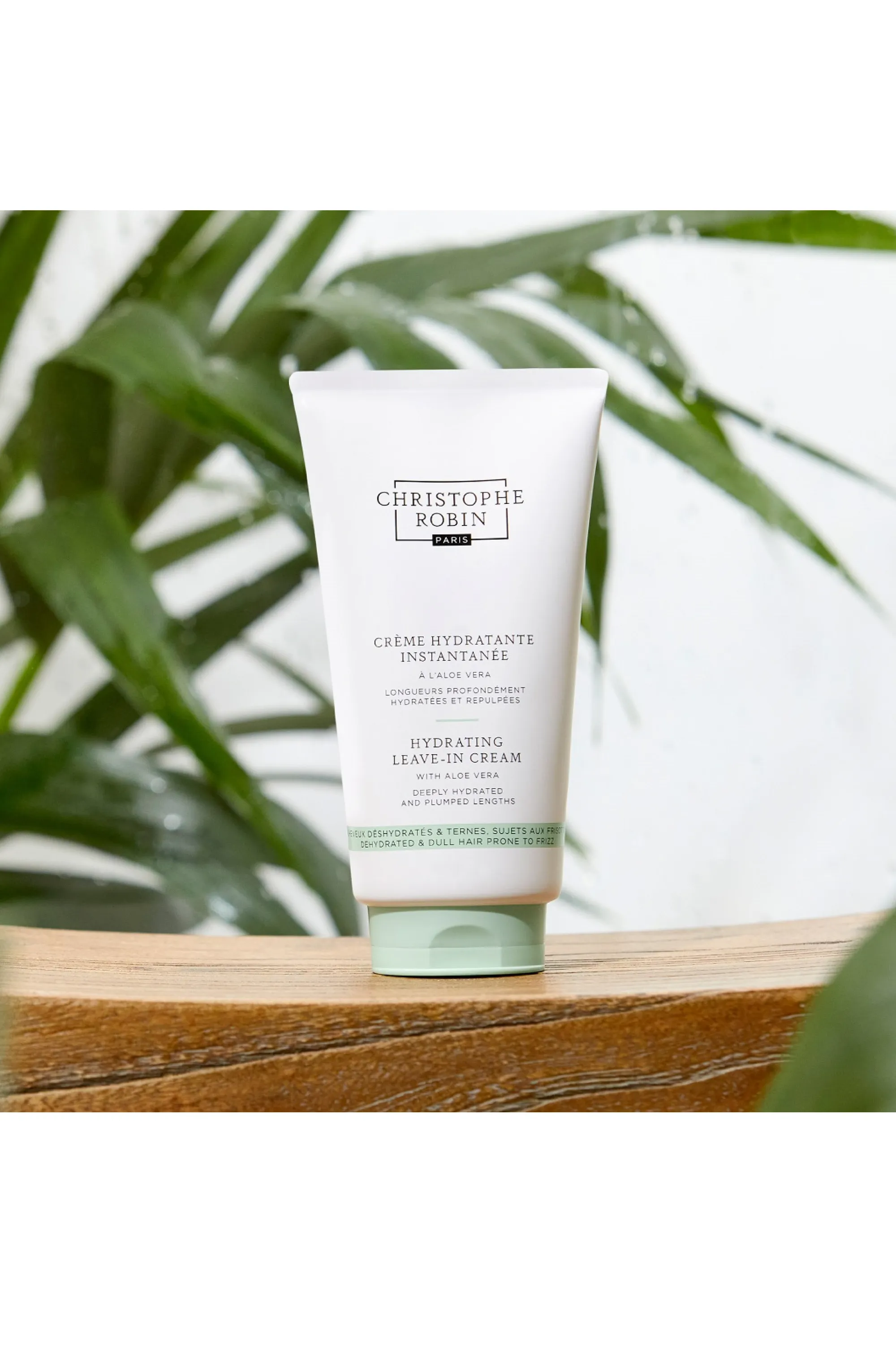 Christophe Robin Crème hydratante instantanée brushing & coiffage à l’aloe vera-150 ml