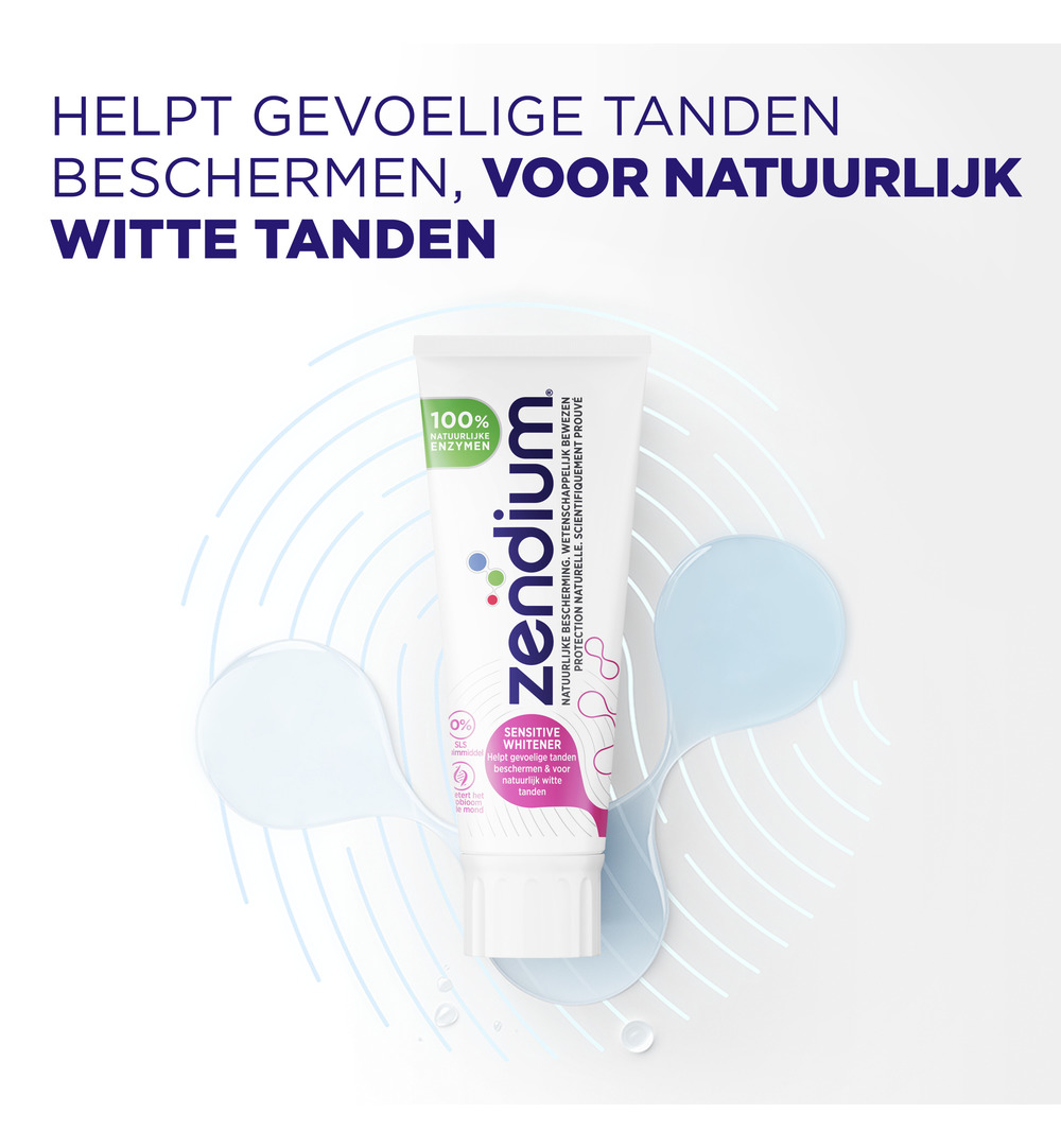 Zendium Tandpasta Sensitive Whitener (75 ml)