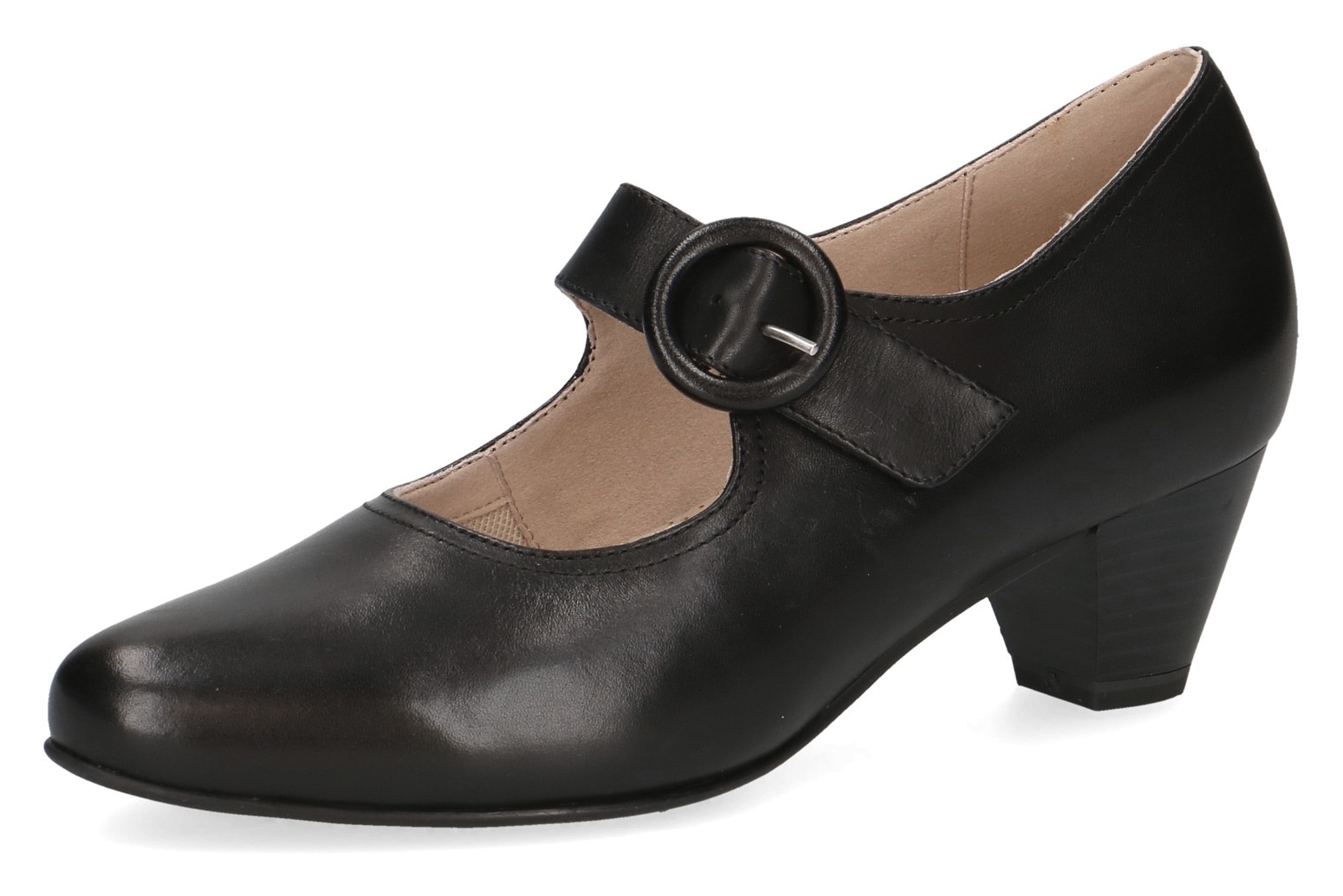 Caprice Spangenpumps  , Abendschuh, Festtagsschuh, Trichterabsatzmit Klettriemchen