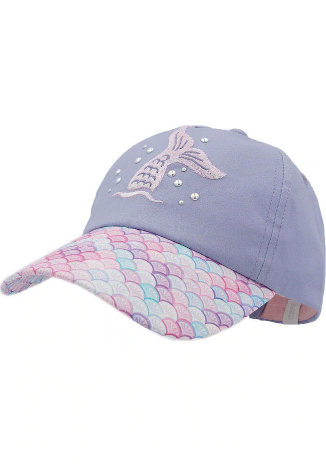 MAXIMO Baseball Cap Meerjungfrauenmotiv, bedruckt, mit Klettverschluss, Baumwollmix