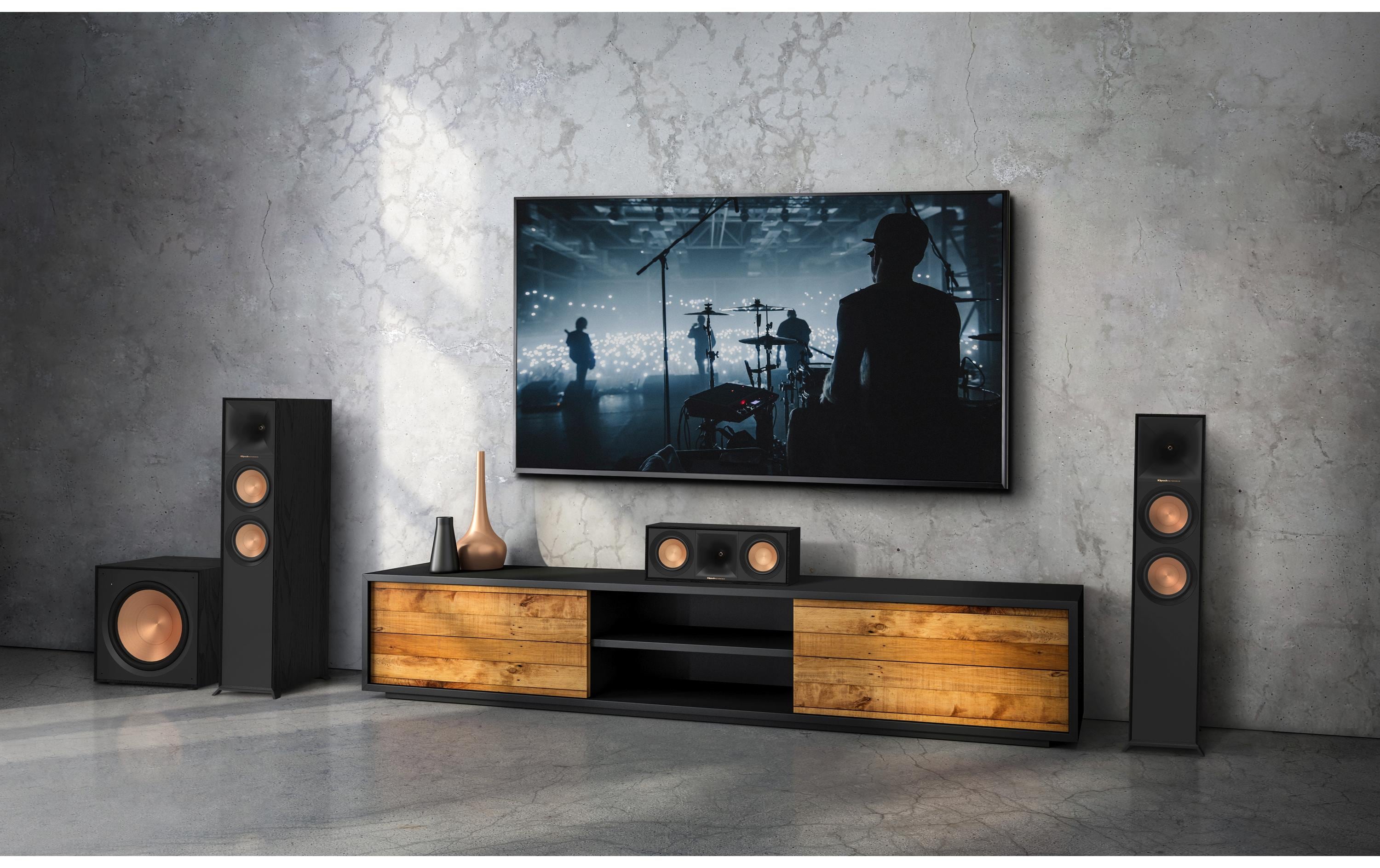Center Lautsprecher R-50C – Schwarz<br>Center-Kanal-Lautsprecher für Ihr Heimkinosystem