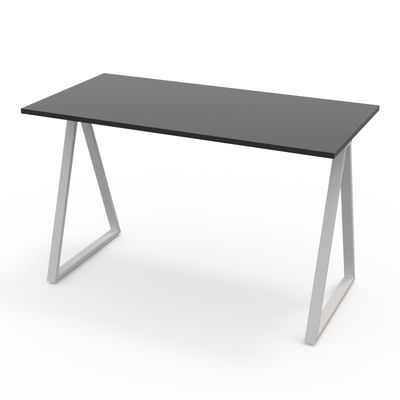 EasyHome - Bureau télétravail LV9 110 cm - blanc/noir