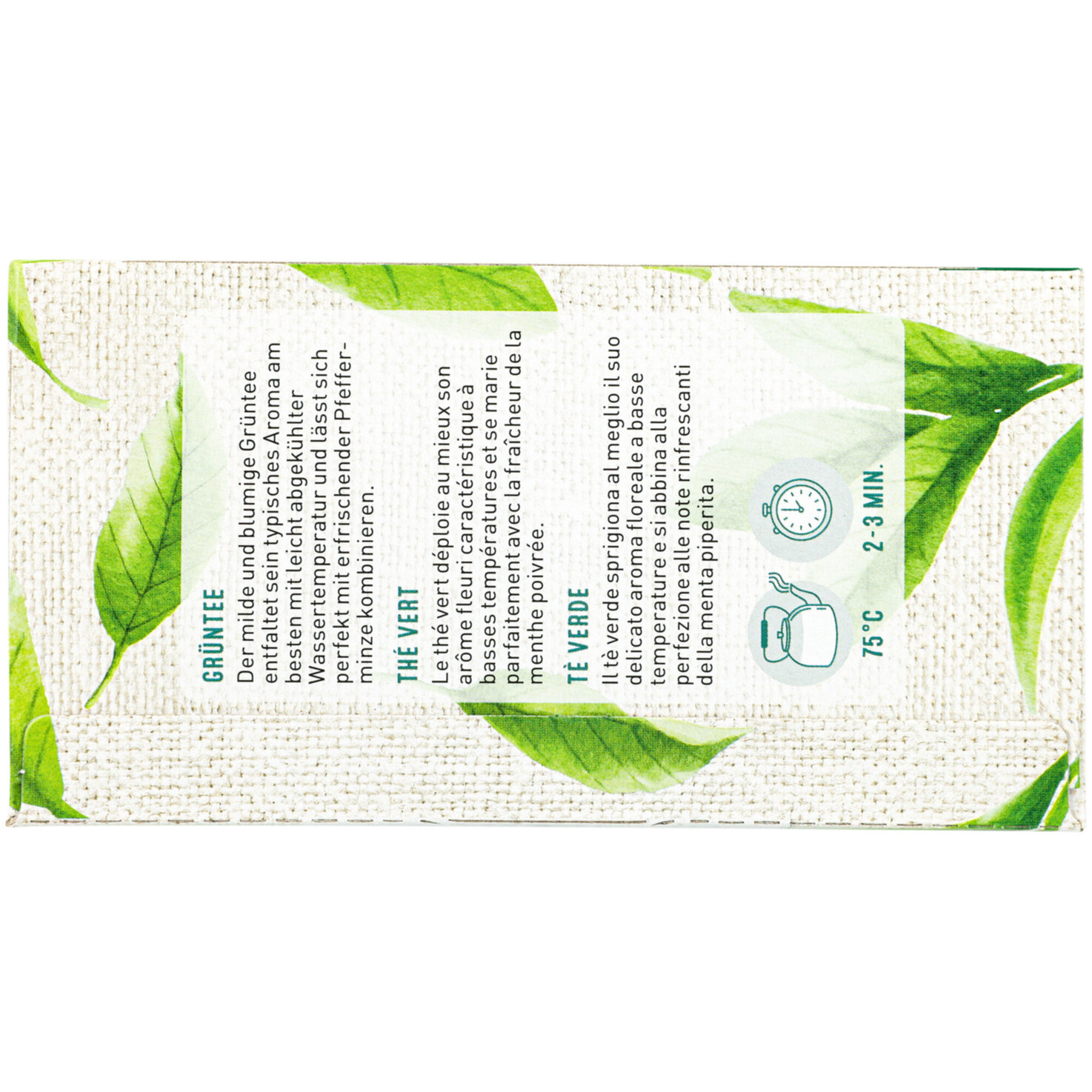 Naturaplan Bio Fairtrade Grüntee 20 Beutel