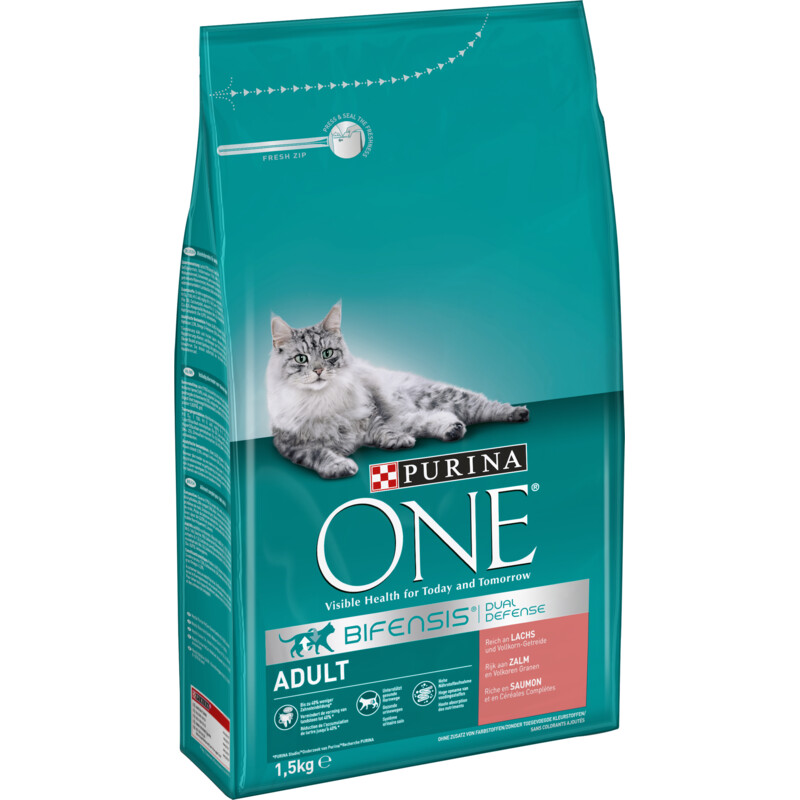 Purina ONE Adult rijk aan zalm