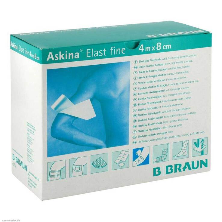 Askina Elast Fine Binde 4mx8, 20 St