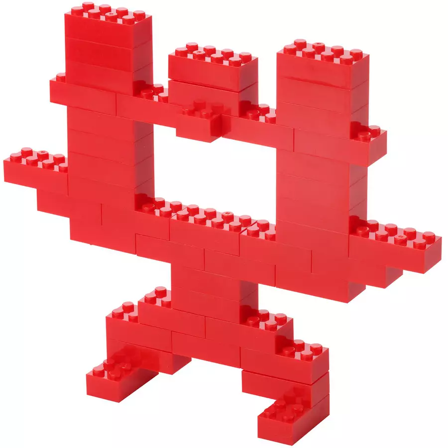 Katara Bausteine - 120 Stück 4x2 rot