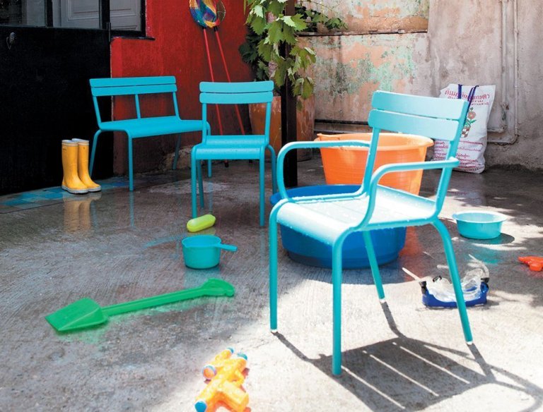 Fermob Luxembourg kinder tuinstoel clay grey