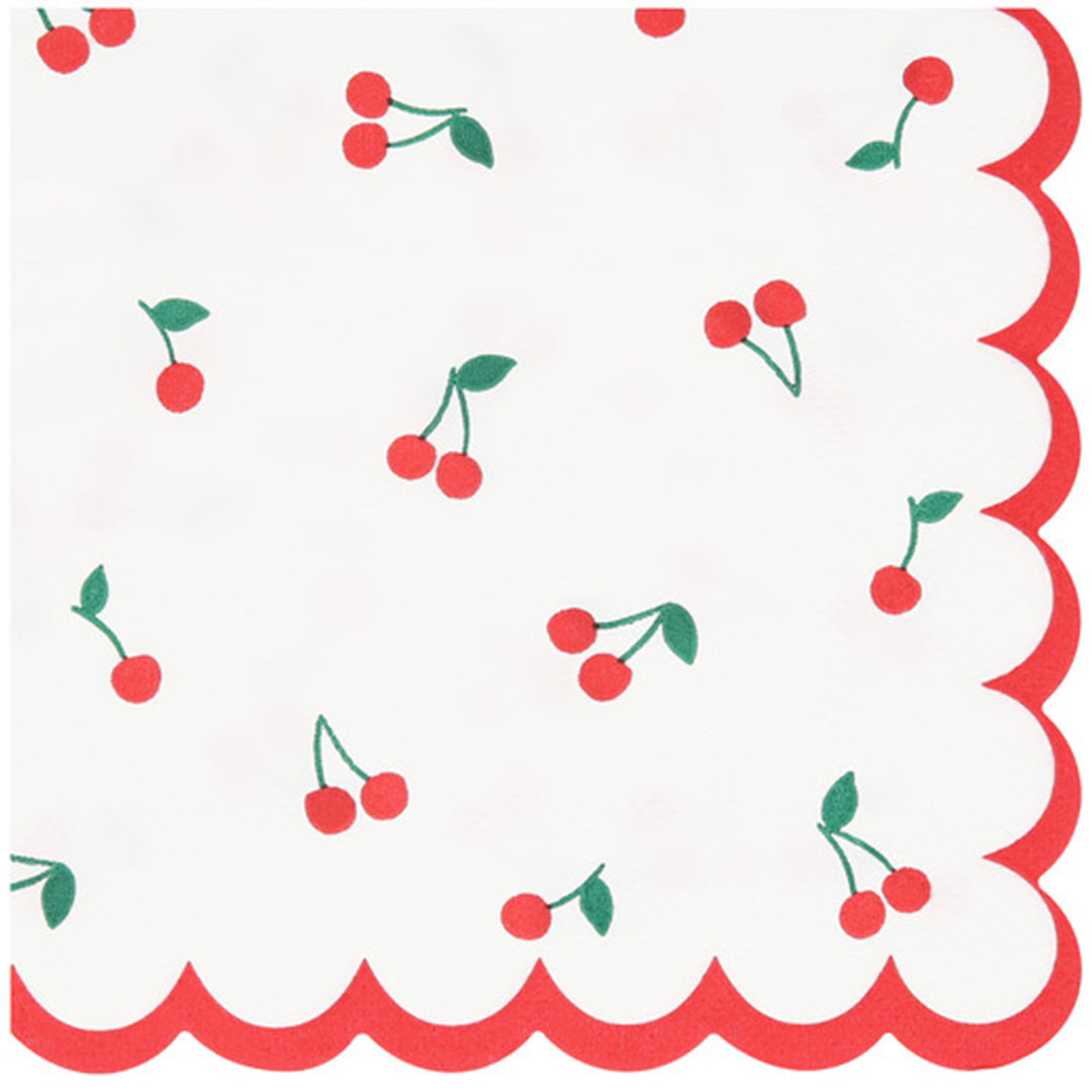 Meri meri servetten cherry - small - 16st