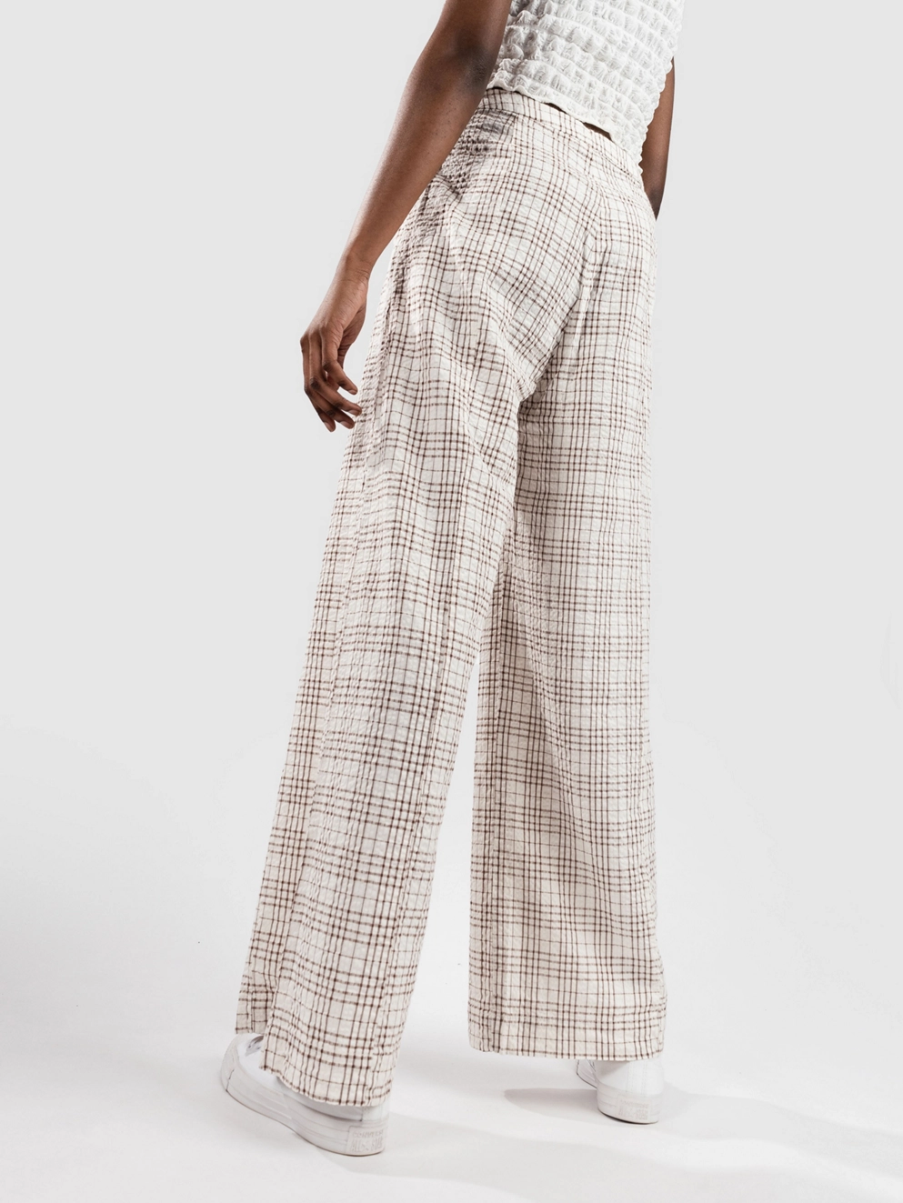 Rhythm Rumi Check Pants natural