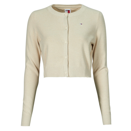 Tommy Jeans - TJW CRP ESSENTIAL CARDIGAN - Beige