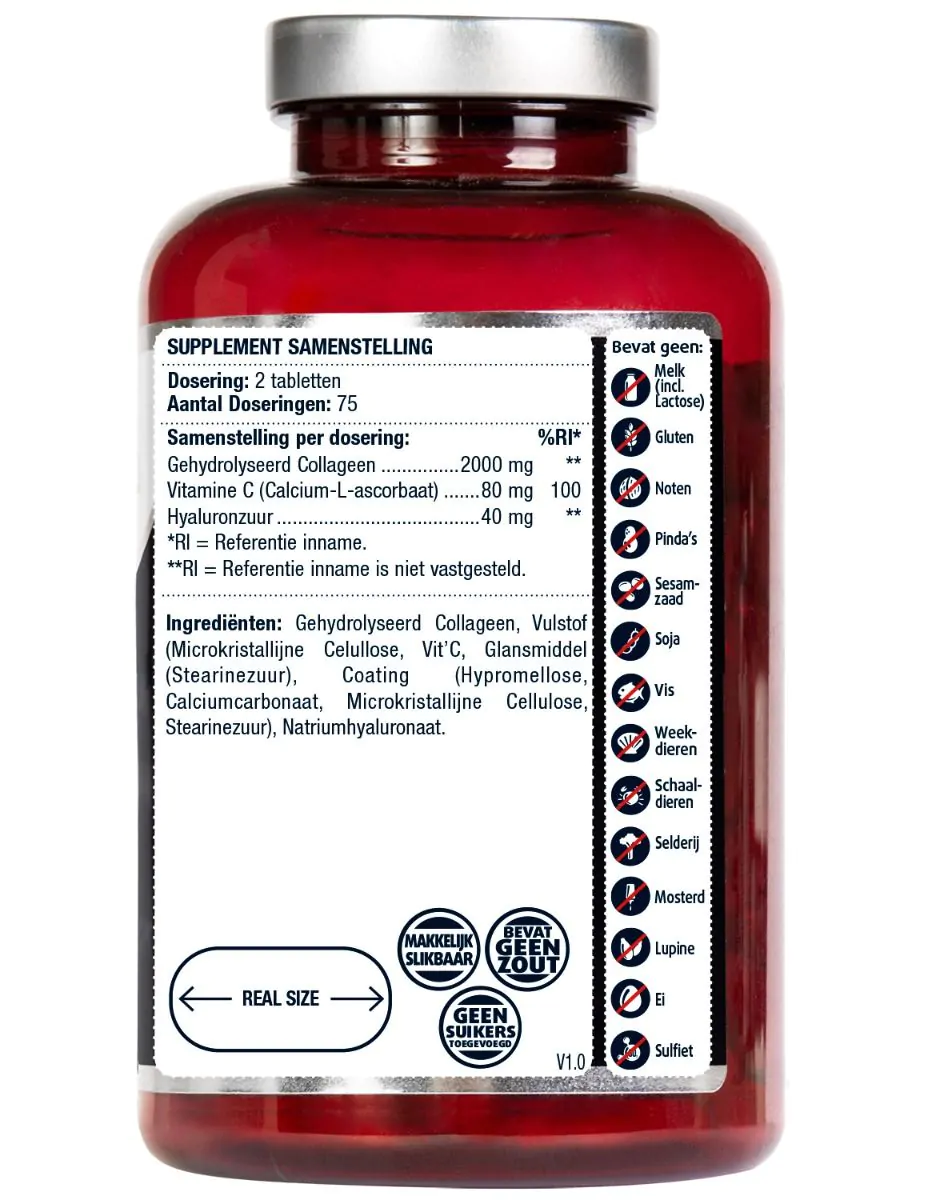 Super Collageen 2000 mg Tabletten