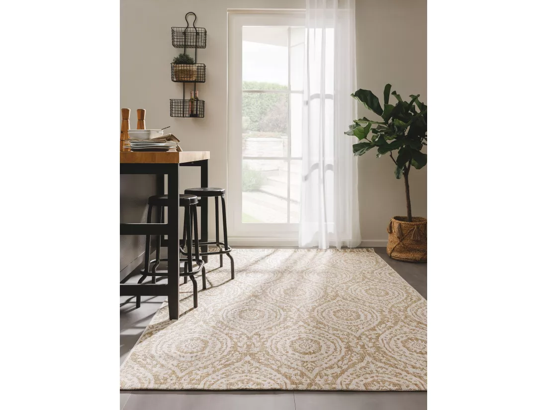 Tapis d'extérieur & intérieur Cleo Crème/Beige 200x290 cm
