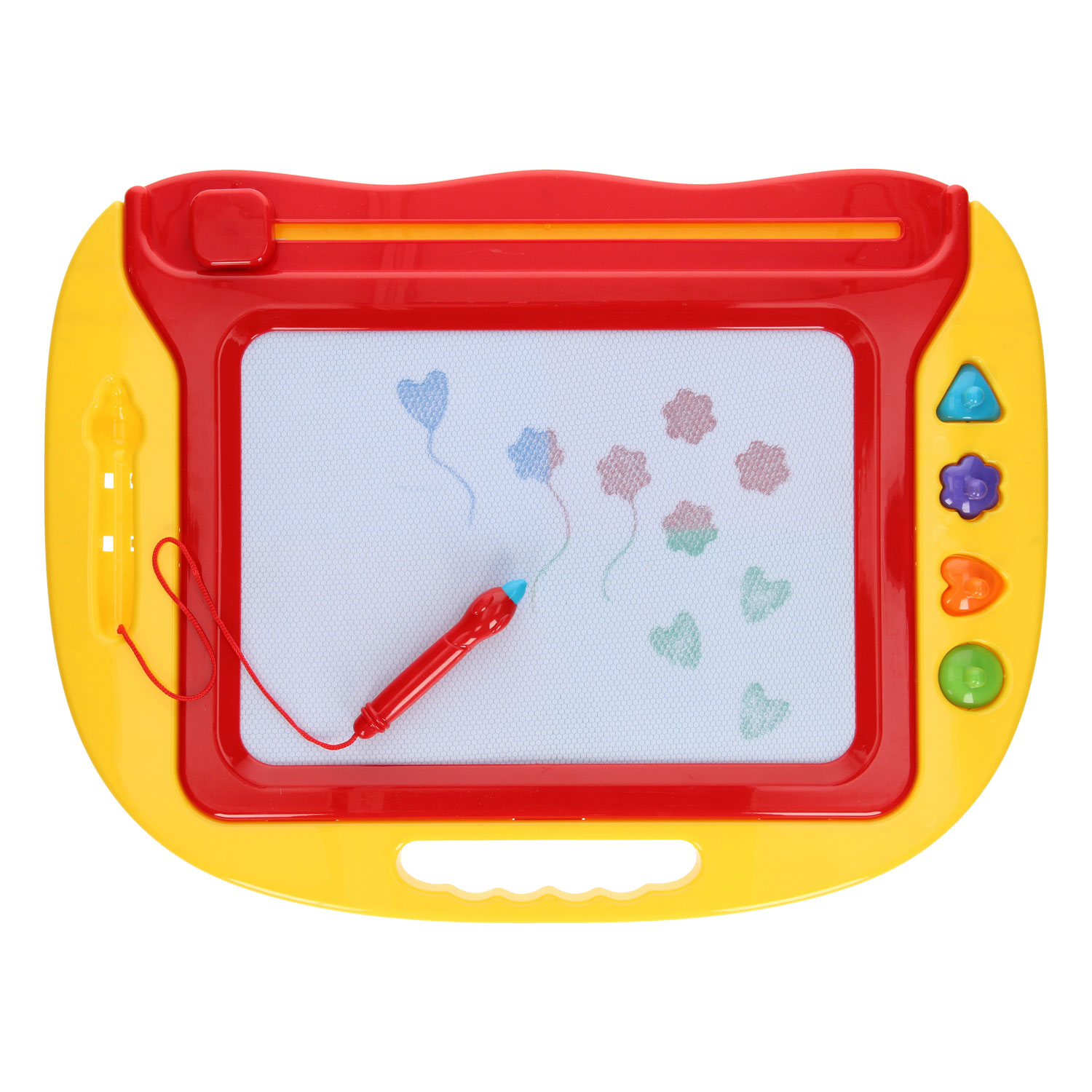 Magnetisch Tekenbord XL - Geel/Rood