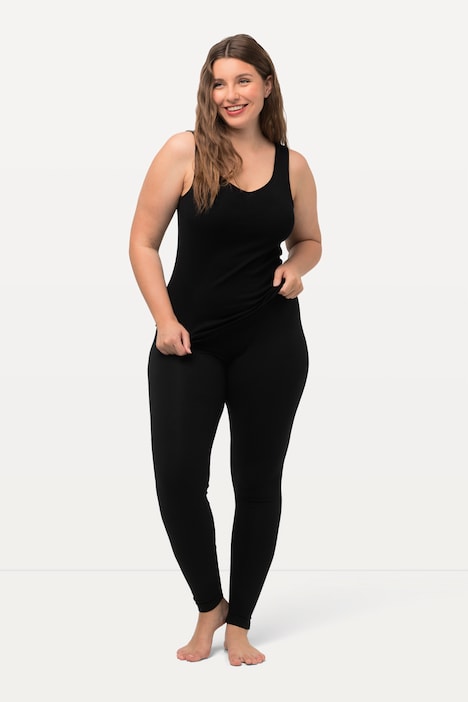 Leggings, Baumwolle, Slim, Elastikbund