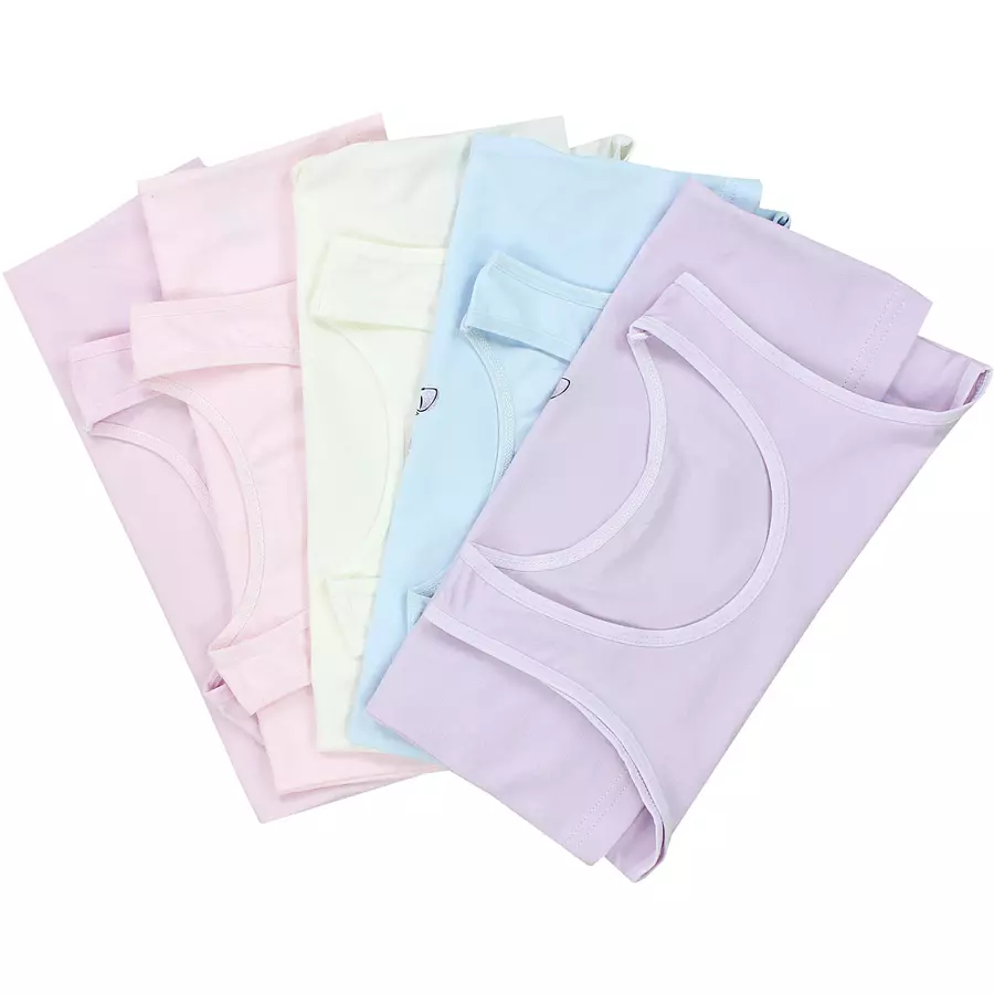 TupTam Mädchen Kinder Unterhemd 5er Pack violett