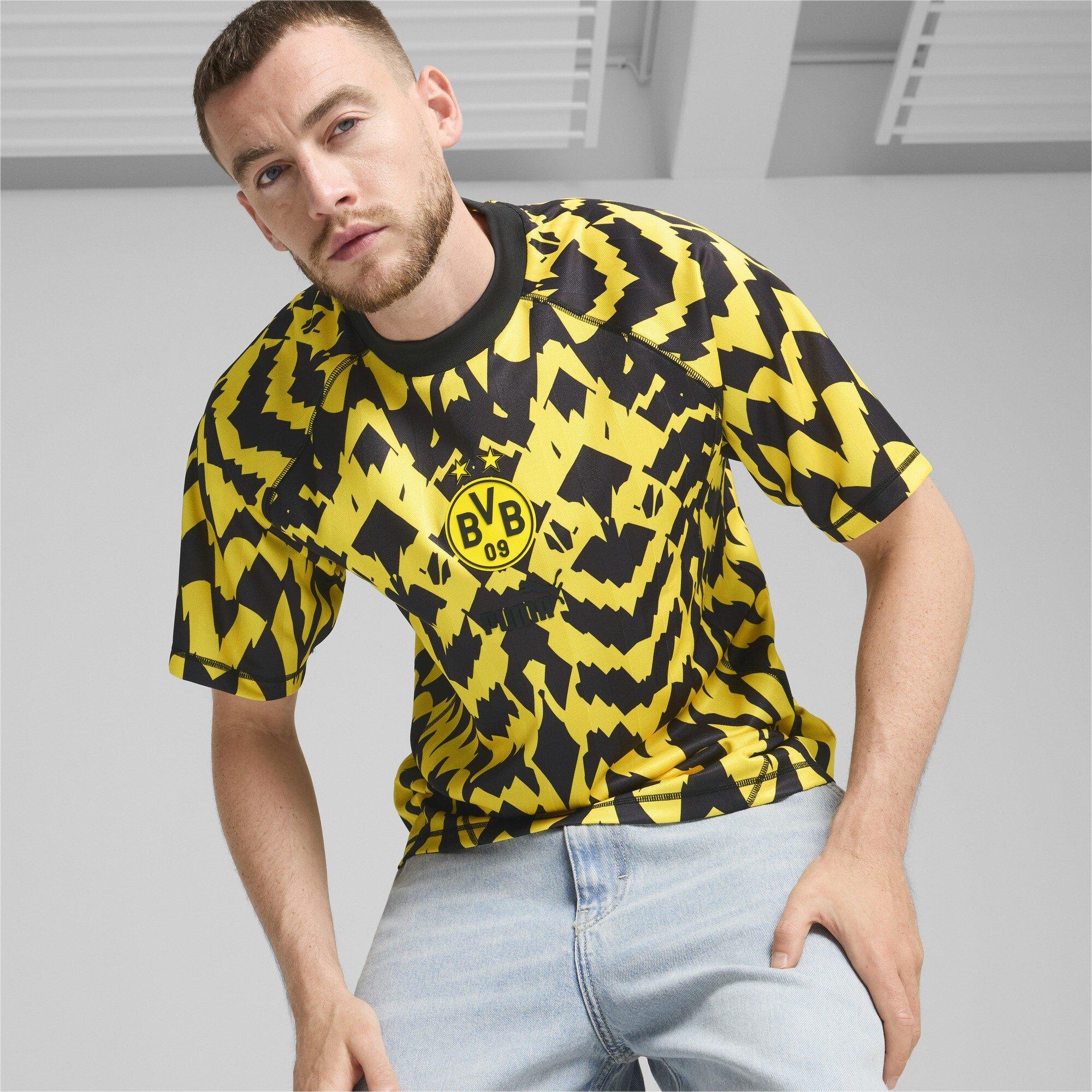 Puma Borussia Dortmund Statement T Shirt 2024 2025 Adults