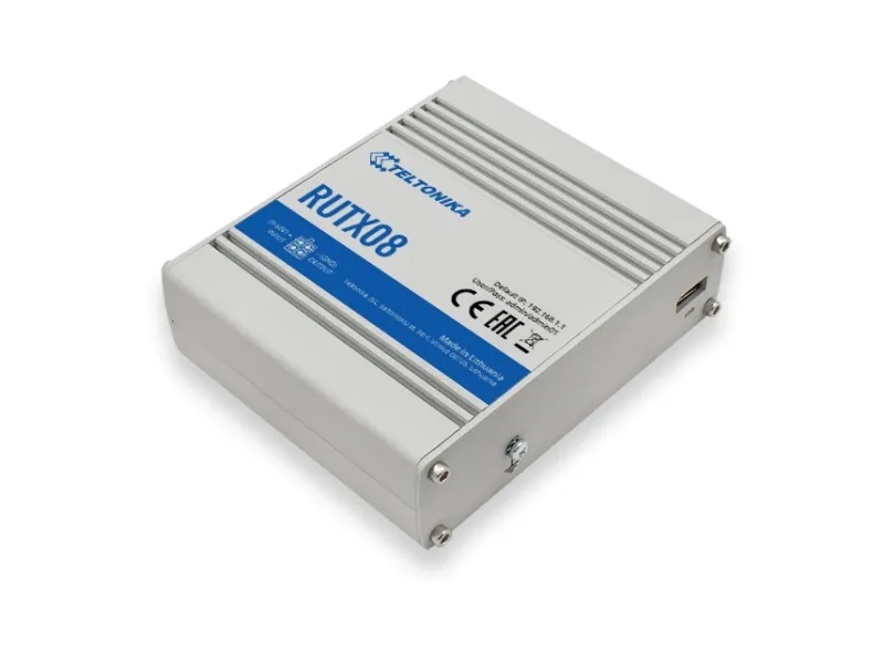 Teltonika RUTX08 - Router 4-port switch - 1GbE - DIN monterbar på skinne