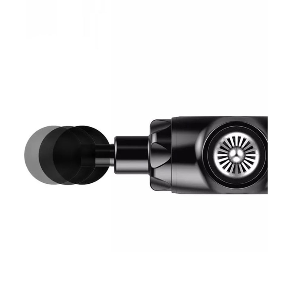 Booster E - Massage Pistole Elektronische Muskelmassagepistole zur Entspannung Massagegerät (2000mAh) - Schwarz