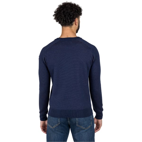 Pull ROSSIGNOL JACQUARD CREW NECK DARK NAVY