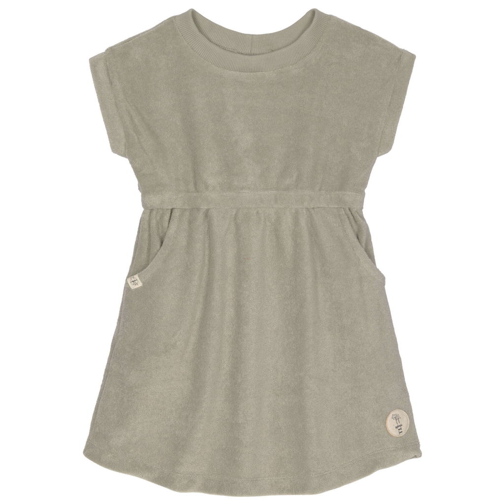 LässigLässig   Terry Frottee Kleid olive 74/80