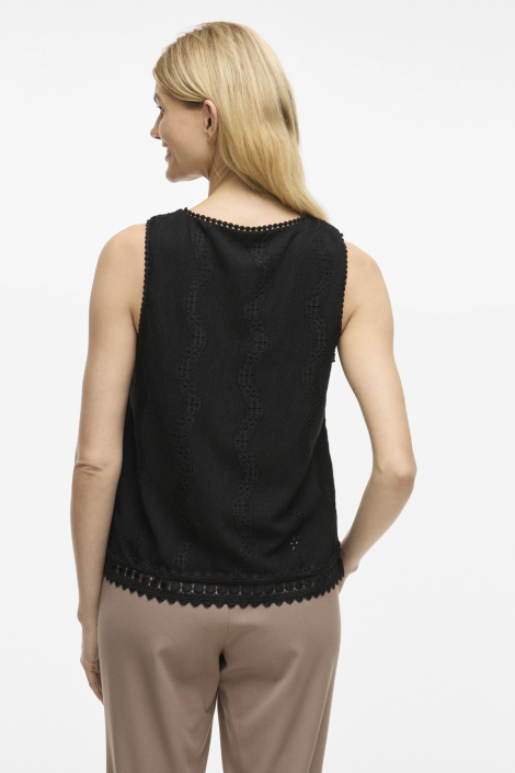 Vila zwarte dames top