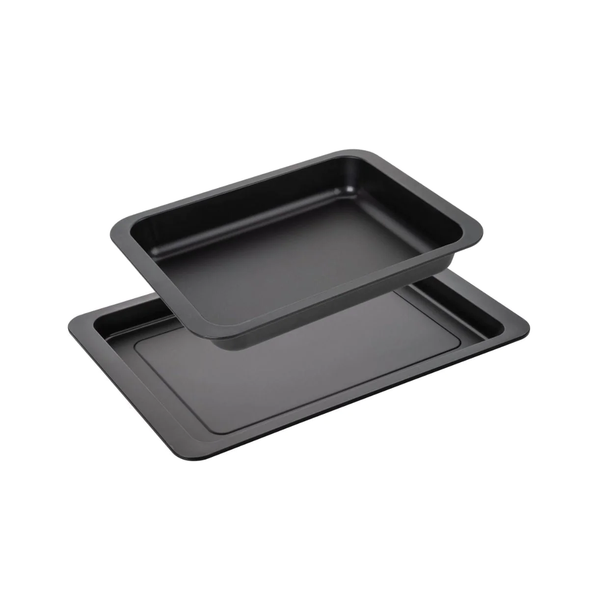 Ensemble de 2 plats de four rectangulaires 42 x 29 cm et 36 x 27 cm Ze
