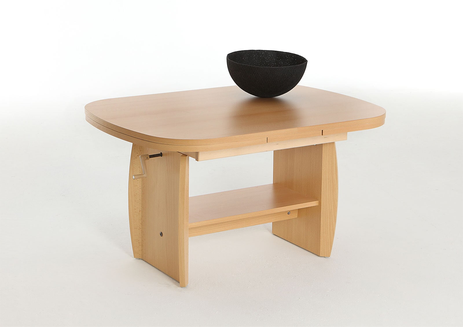 Couchtisch MICHAEL III 90-142 x 68 cm Buche Dekor