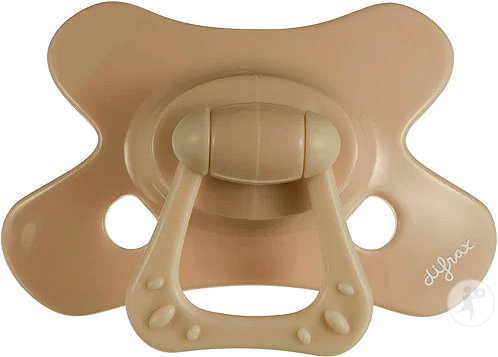 Difrax Sucette Pure Natural Bébés 6+ Mois Caramel 1 Pièce