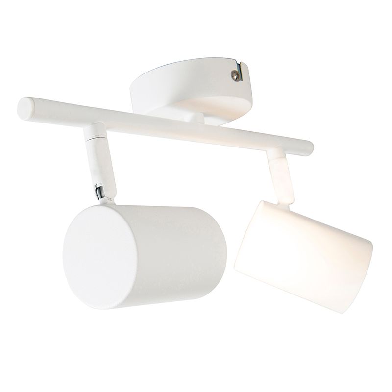 Moderne spot wit 2-lichts kantelbaar - Jeana