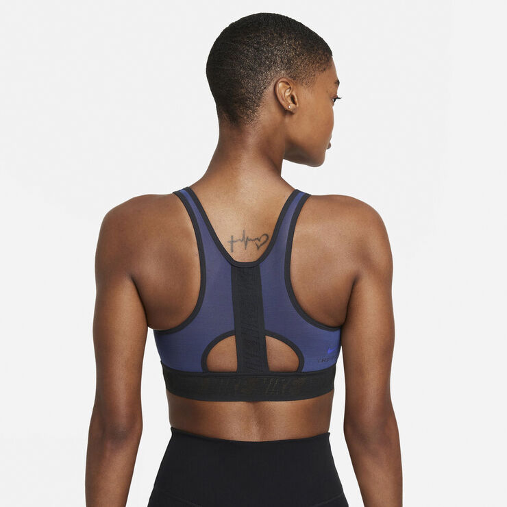 Nike Swoosh Ultrabreathe Medium Support Sports Bh Blå