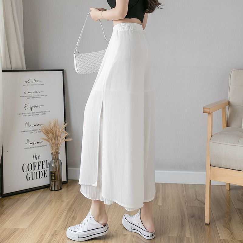 Happo - Chiffon Culottes met hoge taille