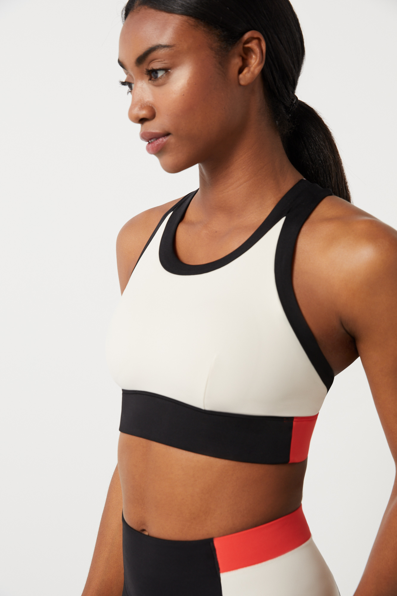 Sutiã esportivo 4D Stretch Color Block