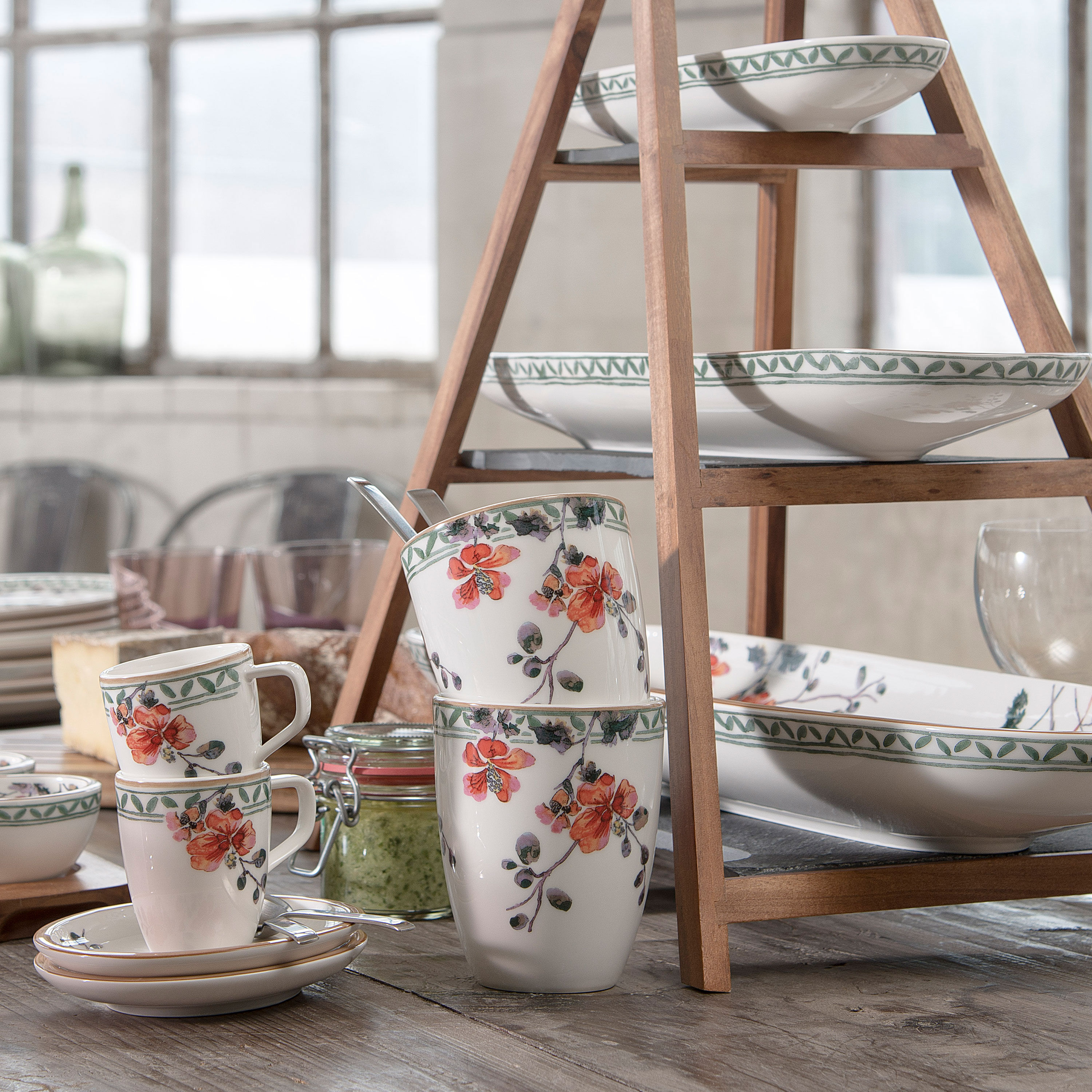 Artesano Mug Multi-colored, 9.9 oz, Premium Porcelain