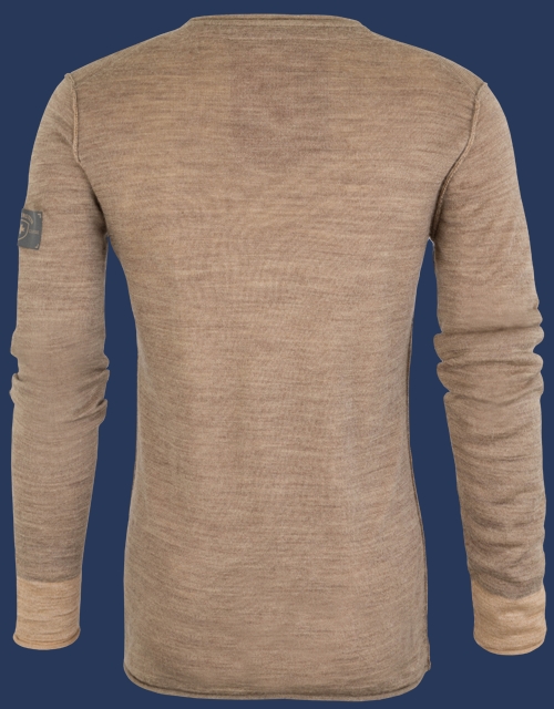 Herren Pullover 009 KoNitE, Camel/Sand