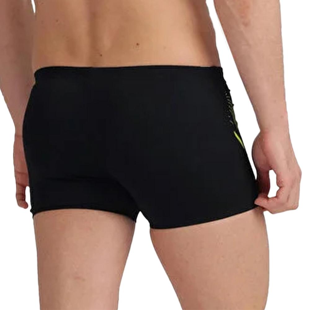 Arena Boxer de bain Noir/Jaune Homme Arena Swim Graphic
