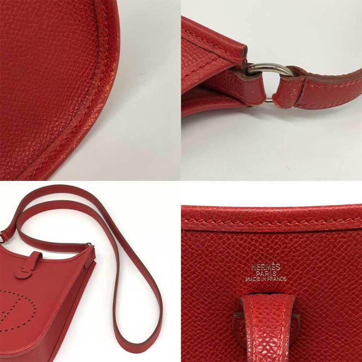 Hermès Vintage Hermès Evelyne Red