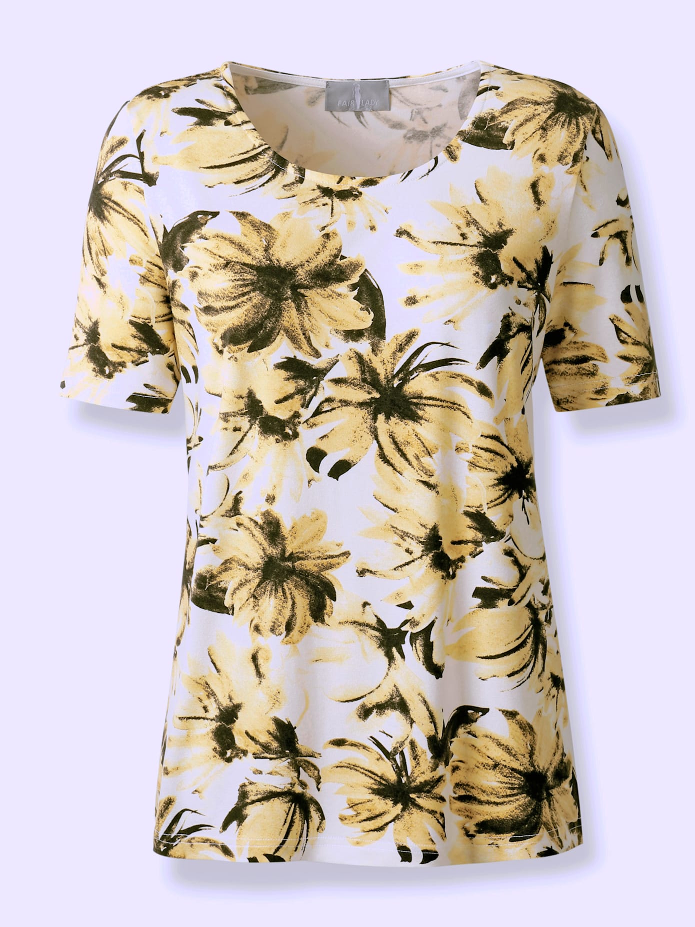 T-shirt imprimé viscose