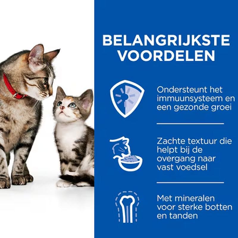 Hill's Science Plan Kitten & Mother Tender Kattenvoer 24 x 85 gram blikjes - Kip & Kalkoen | 15553