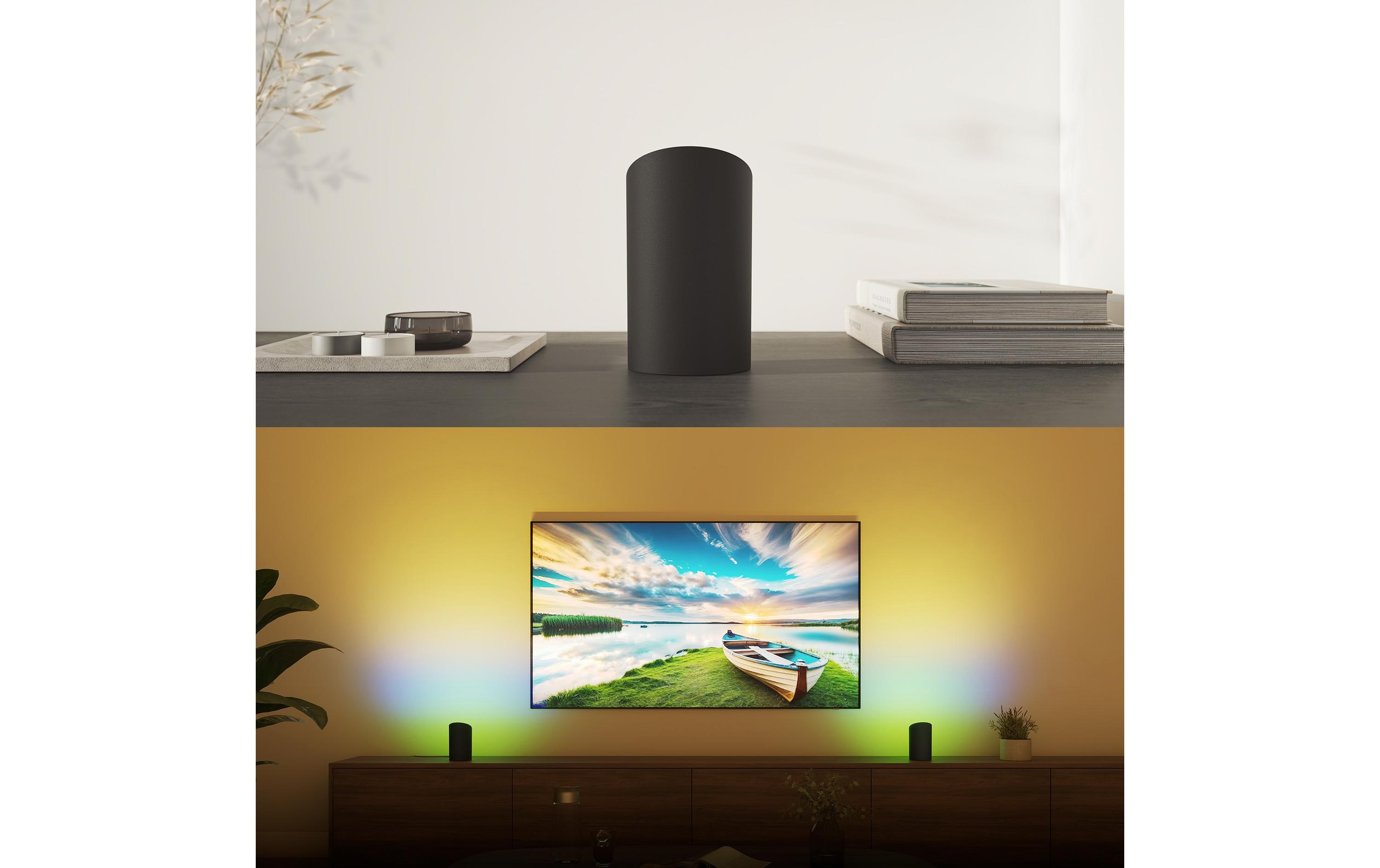 Play Wallwasher singel Schwarz<br>Play Wallwasher mit ColorCast Funktion