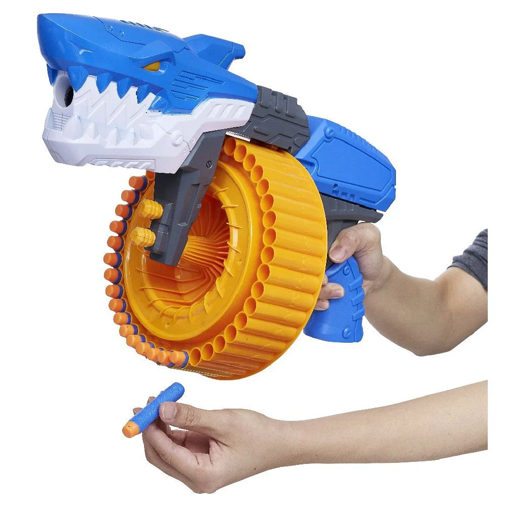 Pistolet requin chargeur 40 fléchettes