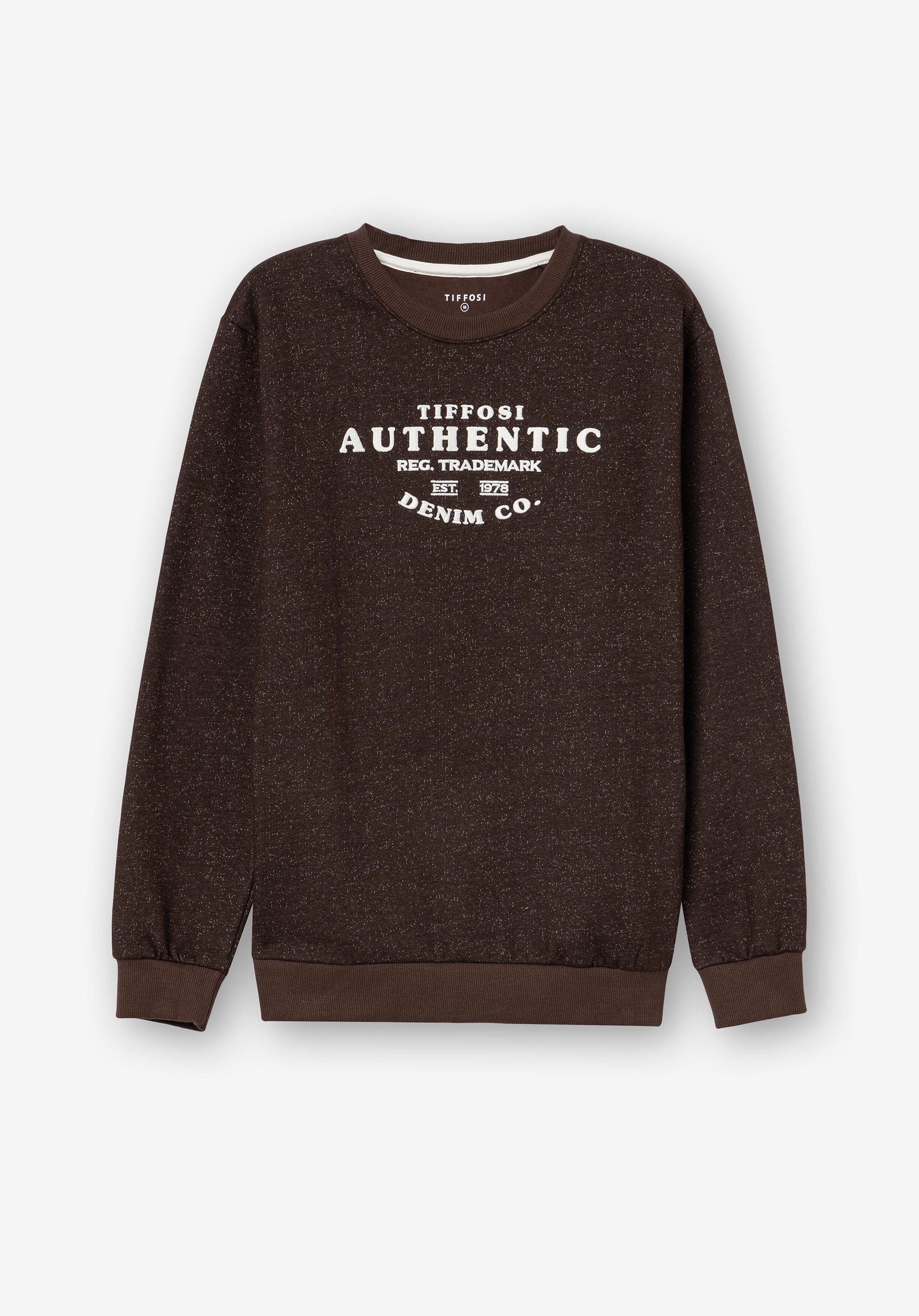 Sweatshirt com Bordado Frontal