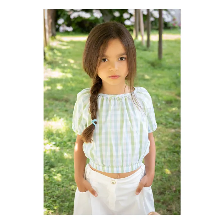 Zhoe & Tobiah Blouse Vichy | Vert