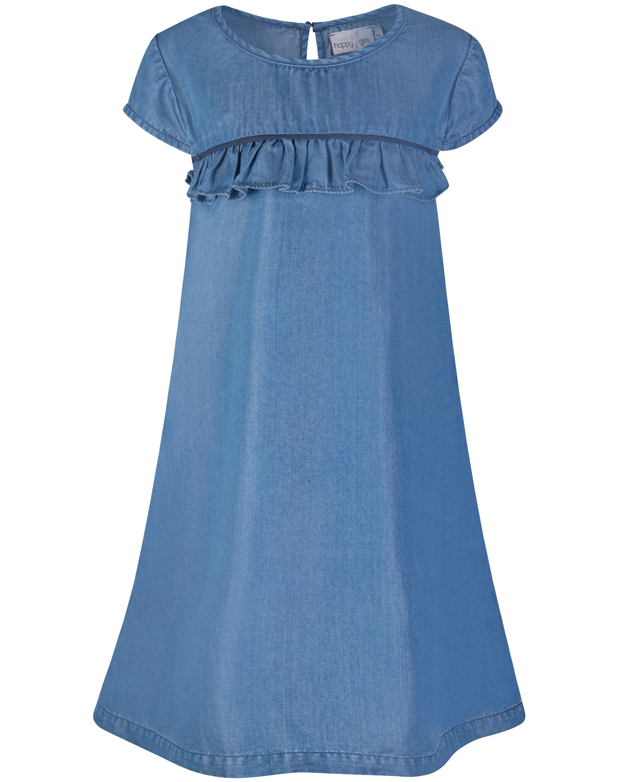 Kleid RUFFLE in jeans blue