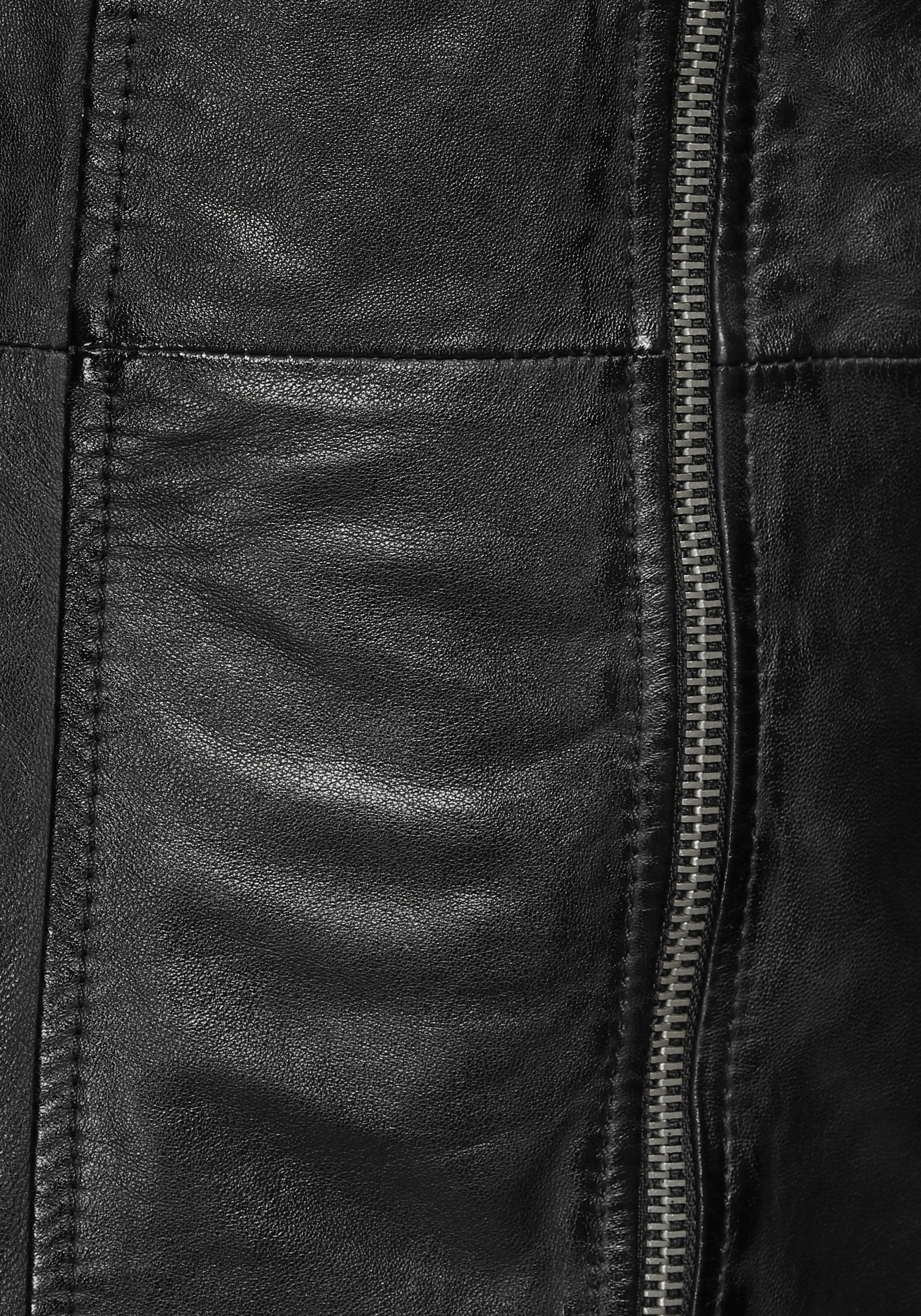 Mauritius Lederjacke »Adelyn« mit Kapuze 2-in-1-Lederjacke