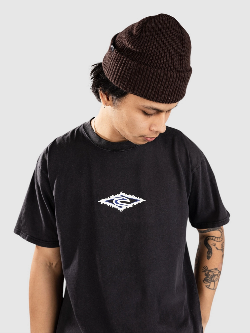 Rip Curl Raw Energy Sloth T-Shirt black